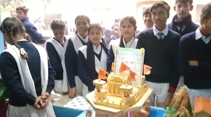 Science and art exhibition held at Divine Omkar Mission School, Ramgarh