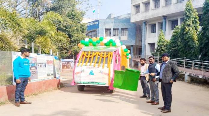 awareness vehicle launched under Road Safety Month