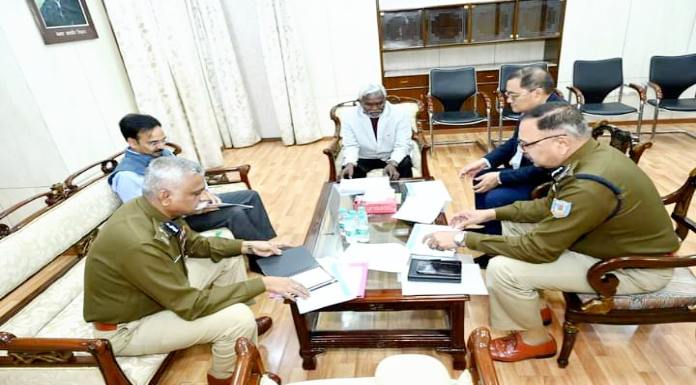 CM Champai Soren held a high level meeting on law and order and crime control