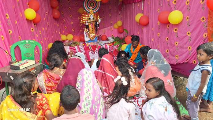 Saraswati puja performed with great enthusiasm in Bhurkunda