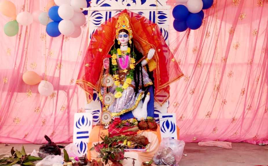 Saraswati puja performed with great enthusiasm in Bhurkunda