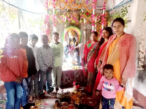 Saraswati worship celebrated with devotion in Barkagaon block