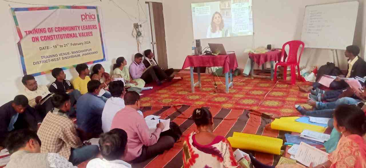 Three-day training program on solution from the Constitution started