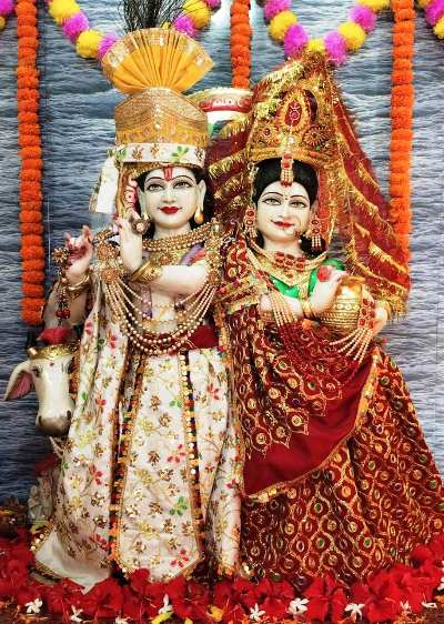 Holi Milan ceremony organized at Shri Radhakrishna Temple in Patelnagar, Bhurkunda