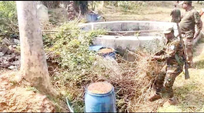 Excise department launched raid campaign against illegal liquor in Ramgarh