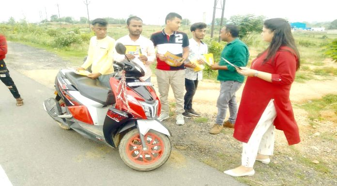 Fine of Rs 4 lakh 18 thousand recovered from 12 vehicles during vehicle inspection in Ramgarh