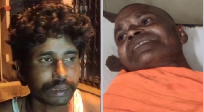 घायल विकास खरवार और भूखन खरवार