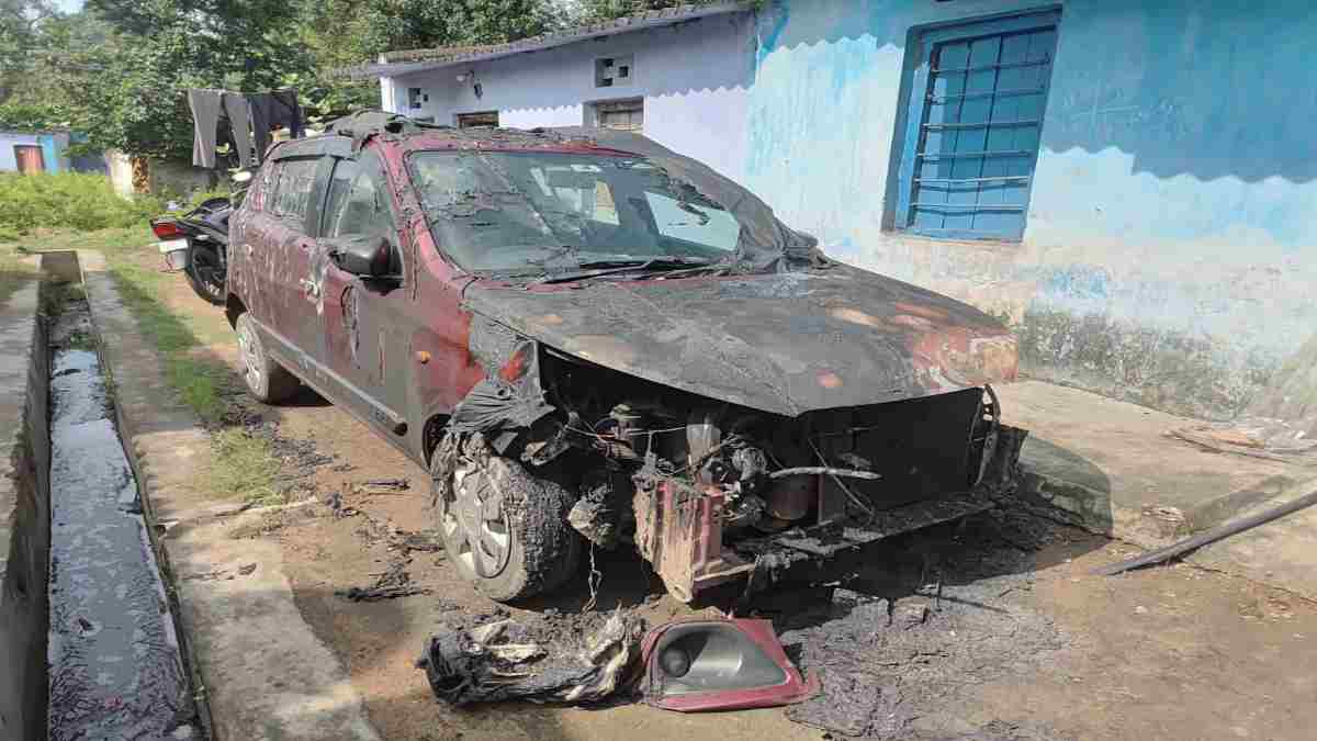 Car after burn